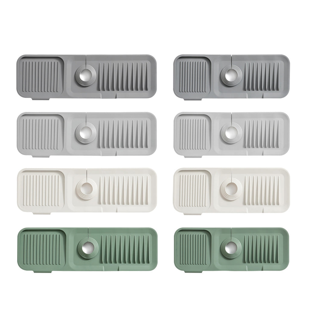 Silicone Sink Splash Guard & Draining Mat for Kitchen