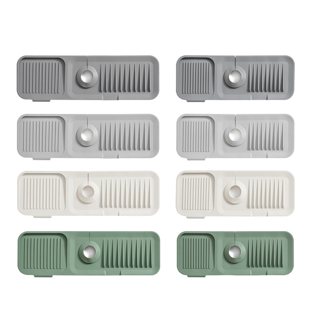Silicone Sink Splash Guard & Draining Mat for Kitchen