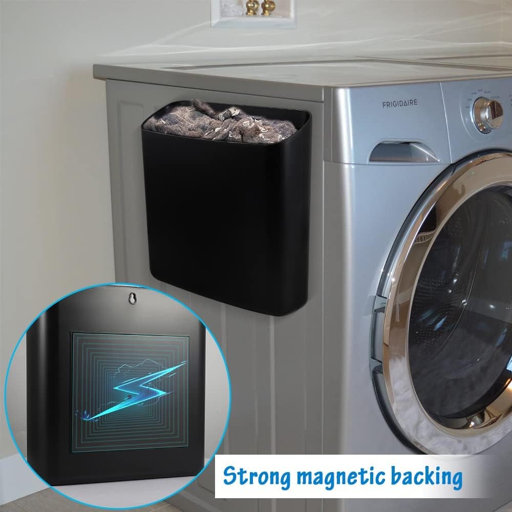 Magnetic Laundry Lint Bin