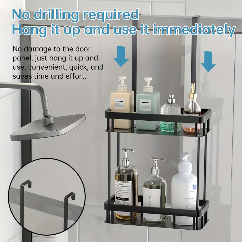 2-Tier Over-Shower-Door Organizer