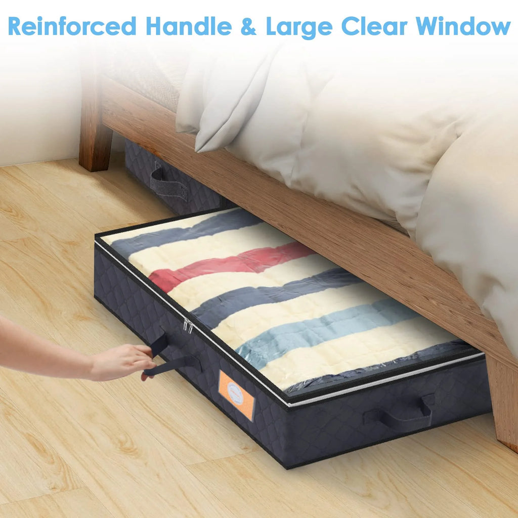 6-Pack Under-Bed Storage Bags