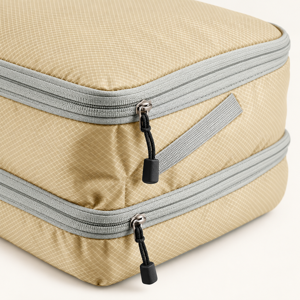 3-Piece Compression Packing Cubes Set for Travel and Luggage