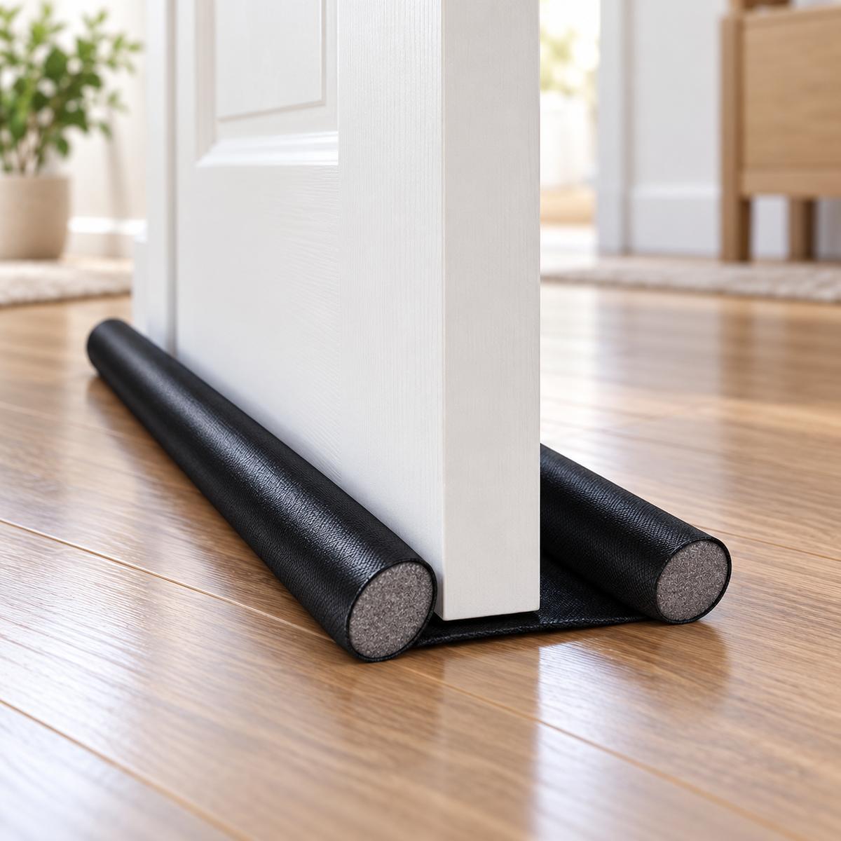 Cut-to-Fit Twin-Tube Door Air Draft Stopper for Home