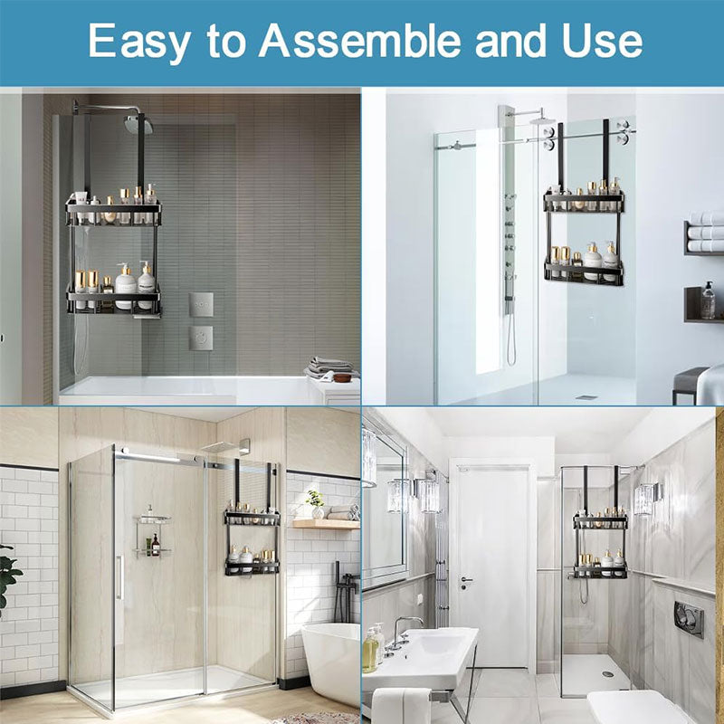2-Tier Over-Shower-Door Organizer