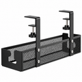Clamp-On Under-Desk Cable Tray for Cable Management