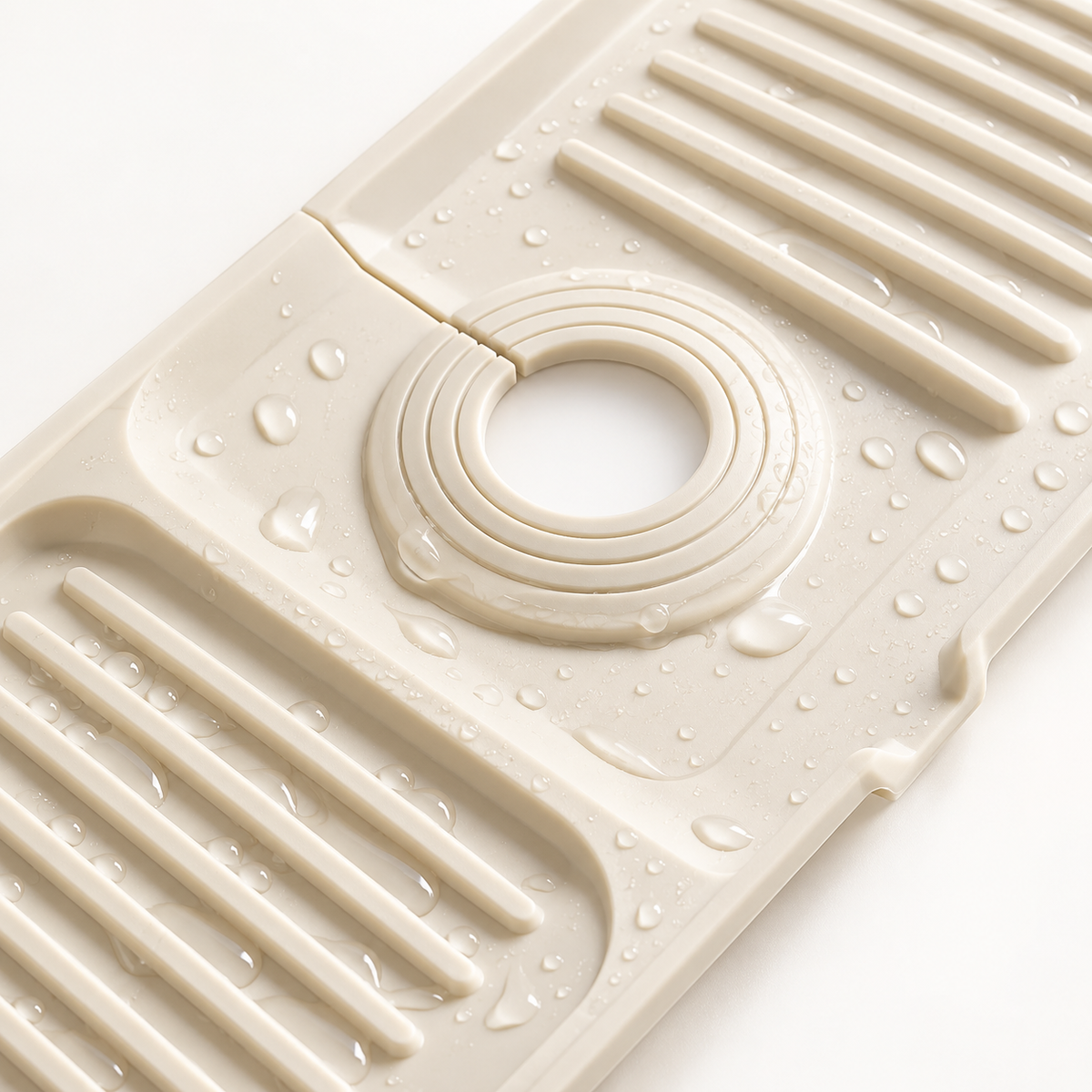 Silicone Sink Splash Guard & Draining Mat for Kitchen