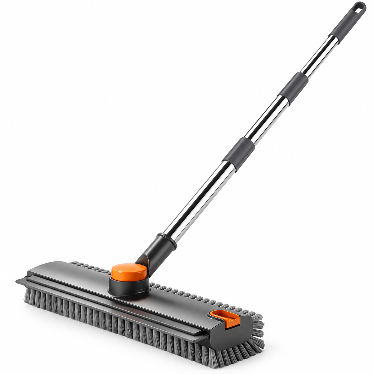 3-in-1 Floor Scrubber & Squeegee Cleaning Brush Tool