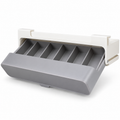 Pull-Out Under-Shelf Spice Organizer for Kitchen Cabinets