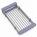 Adjustable Over-Sink Draining Basket for Kitchen Sink