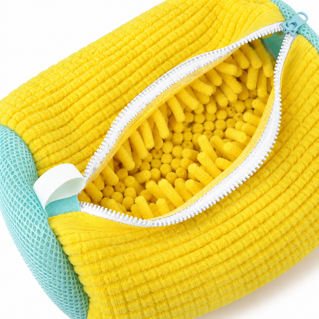 Fluffy-Fiber Shoe Wash Bag for Machine Washing Sneakers