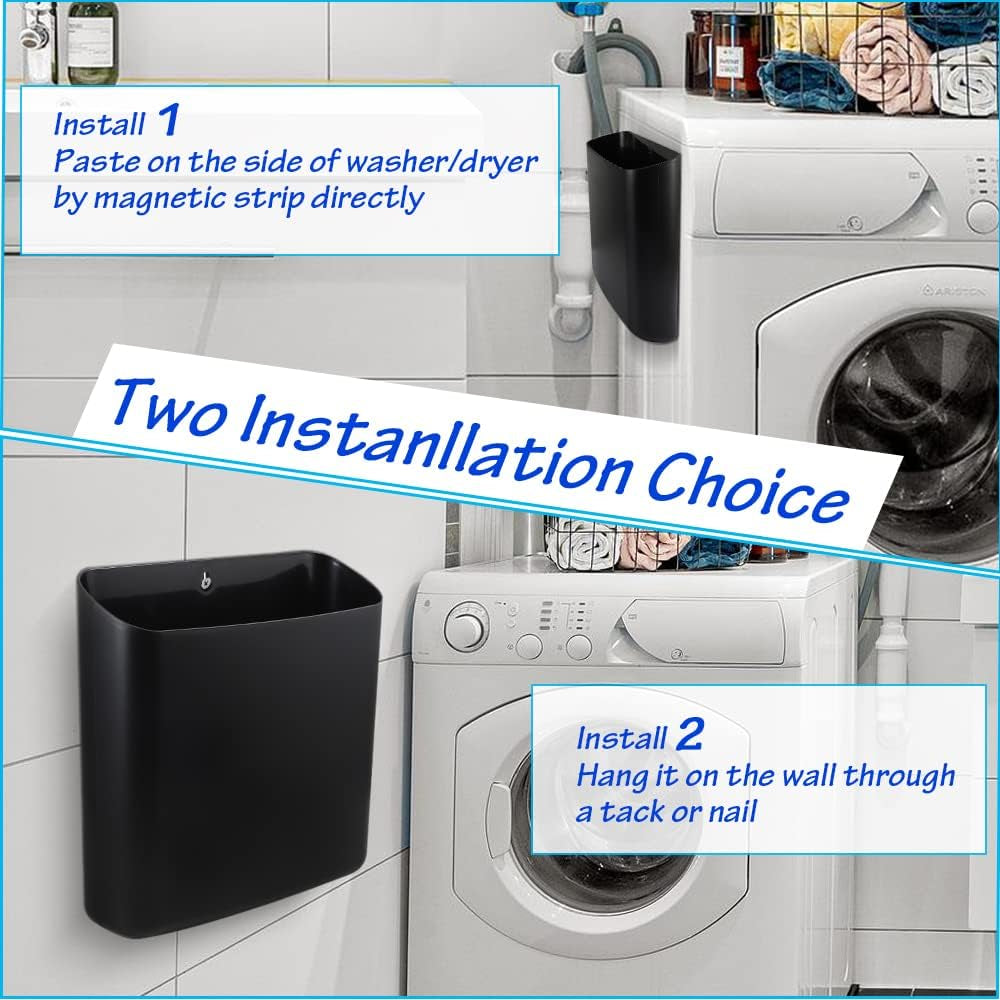 Magnetic Laundry Lint Bin