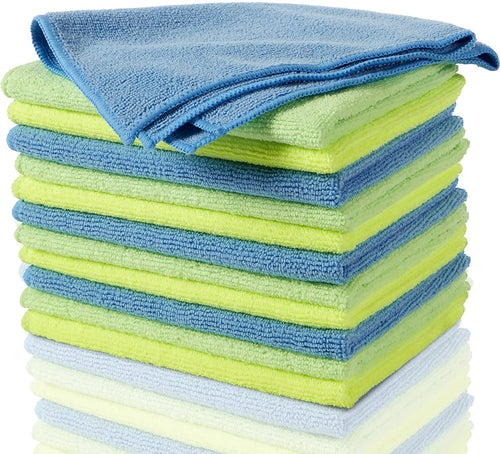 12-Pack Microfiber Cleaning Cloths