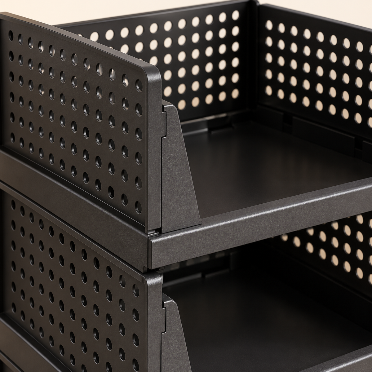 4-Pack Foldable Slide-Out Closet Storage Organizer Bins