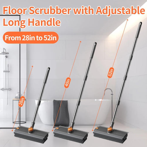 3-in-1 floor scrubber angled brush head